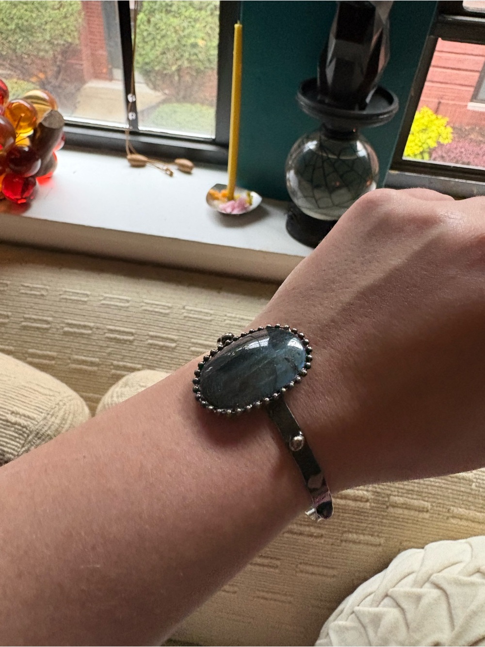 Labradorite arm or wrist cuff